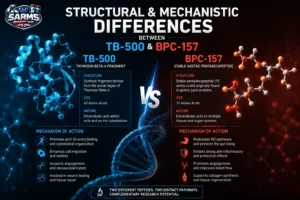 Structural and Mechanistic Differences Between TB-500 and BPC-157
